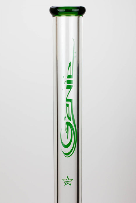 30" Genie 9 mm Dual tree arms beaker glass water bong | Jupiter Grass