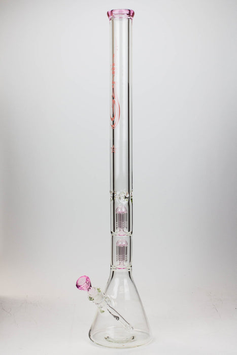 30" Genie 9 mm Dual tree arms beaker glass water bong | Jupiter Grass