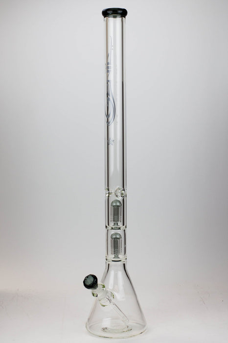 30" Genie 9 mm Dual tree arms beaker glass water bong | Jupiter Grass