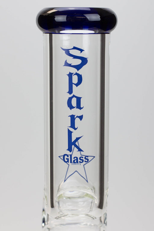 16" Spark 7mm kink zong glass bong | Jupiter Grass