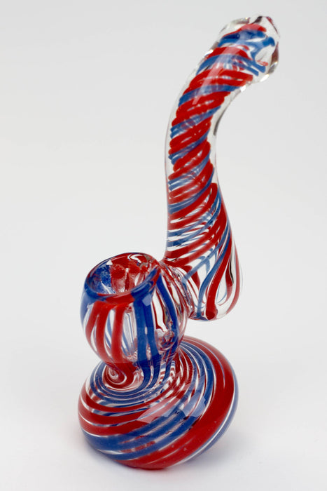 5.5” Single chamber bubbler | Jupiter Grass