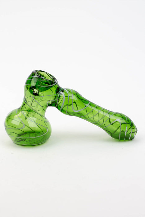 5" Single chamber Hammer bubbler-Assorted | Jupiter Grass
