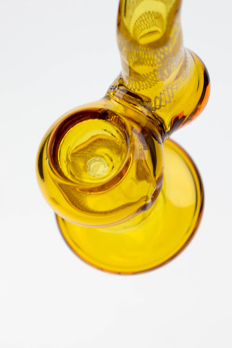 5.5" Single chamber middle stripe bubbler-Assorted | Jupiter Grass