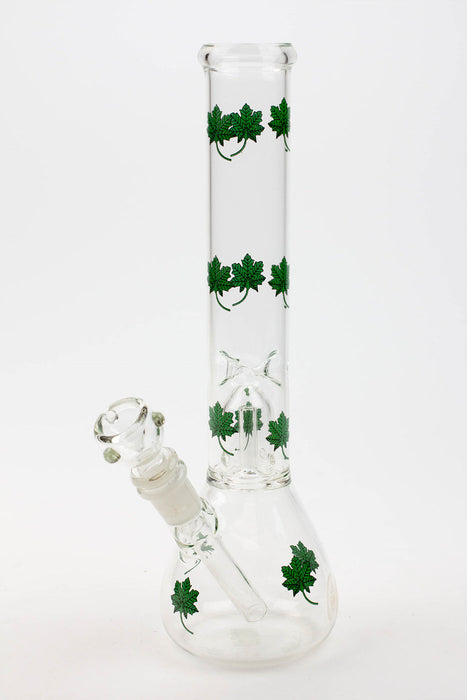 11.5" single dome percolator glass water bong | Jupiter Grass