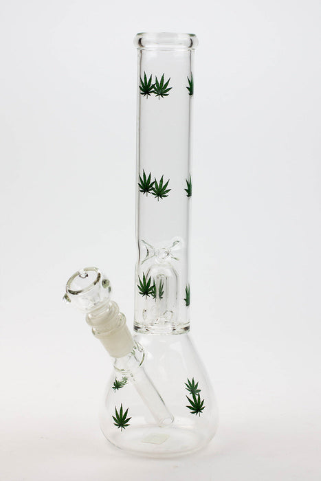 11.5" single dome percolator glass water bong | Jupiter Grass