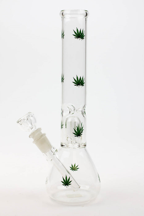 11.5" single dome percolator glass water bong | Jupiter Grass