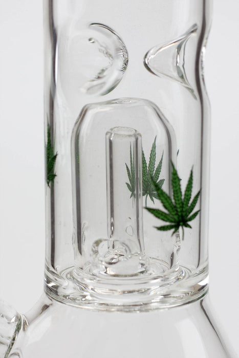 11.5" single dome percolator glass water bong | Jupiter Grass