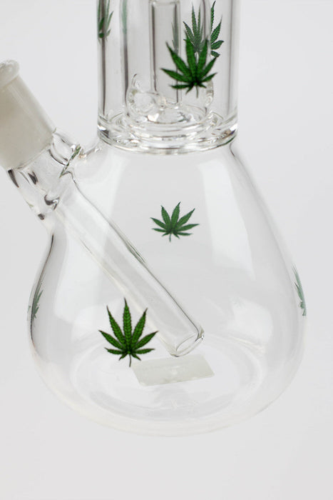 11.5" single dome percolator glass water bong | Jupiter Grass
