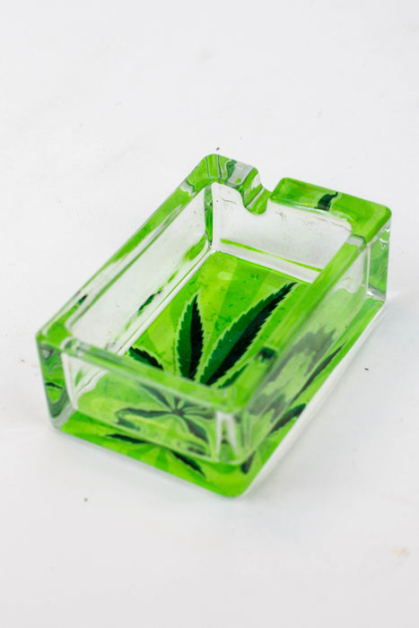 Rectangle glass ashtray Box of 6 | Jupiter Grass