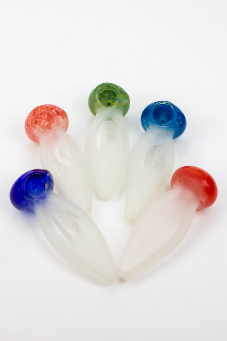 4.5" Frost soft glass hand pipe Pack of 2 - 8698 | Jupiter Grass