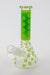 7.5" Luxury Pattern glow in the dark beaker glass water bong | Jupiter Grass
