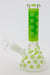 7.5" Luxury Pattern glow in the dark beaker glass water bong | Jupiter Grass
