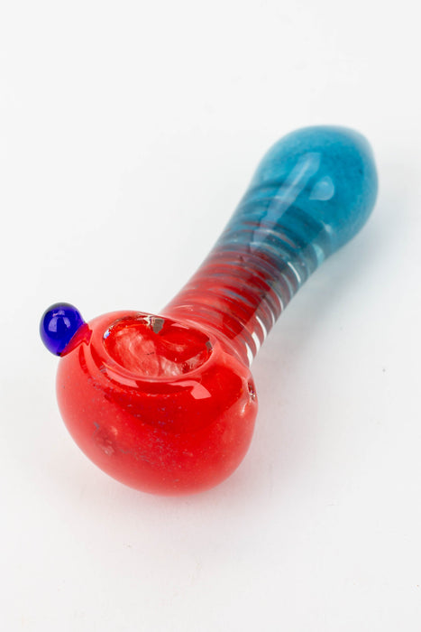 3.5" soft glass hand pipe - 8752 | Jupiter Grass
