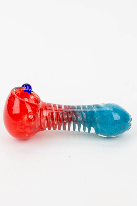 3.5" soft glass hand pipe - 8752 | Jupiter Grass