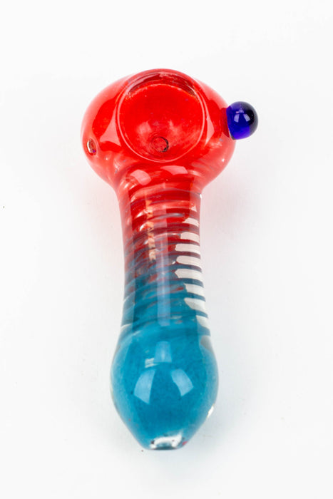 3.5" soft glass hand pipe - 8752 | Jupiter Grass