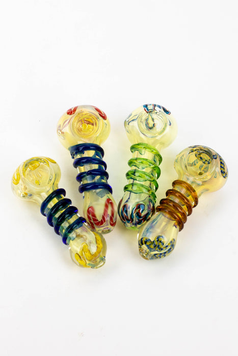 3.5" soft glass hand pipe - 8753 | Jupiter Grass