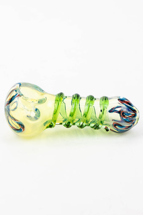 3.5" soft glass hand pipe - 8753 | Jupiter Grass