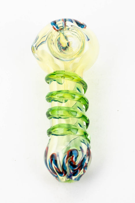 3.5" soft glass hand pipe - 8753 | Jupiter Grass
