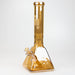 13" Infyniti 7 mm electroplated glass pyramid base bong | Jupiter Grass
