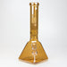 13" Infyniti 7 mm electroplated glass pyramid base bong | Jupiter Grass