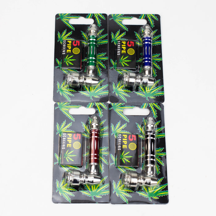 3" Metal Pipe with screen Box of 12 | Jupiter Grass