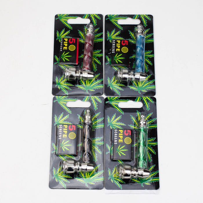 3" Metal Pipe with screen Box of 12 | Jupiter Grass