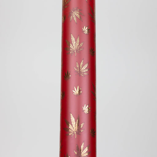 19.5" Gold leaf 9 mm glass water bong | Jupiter Grass