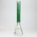 19.5" Gold leaf 9 mm glass water bong | Jupiter Grass