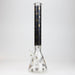 19.5" Gold leaf 9 mm glass water bong | Jupiter Grass