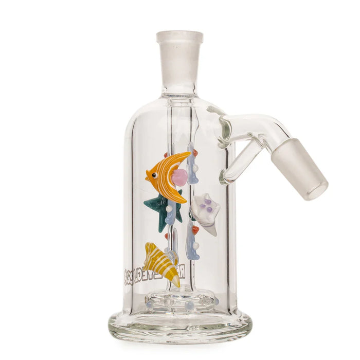 Red Eye Glass® | 14mm 45 Degree Sealife Ash Catcher [REGAC116] | Jupiter Grass