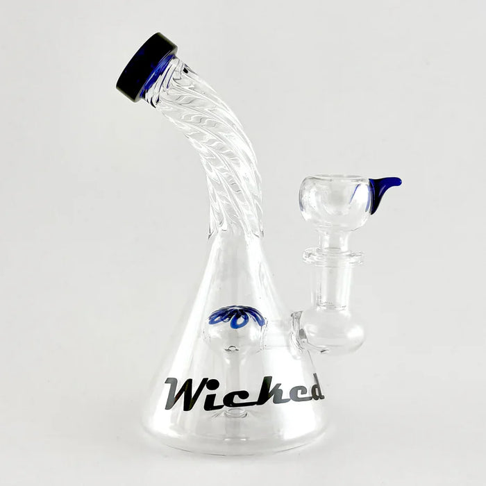 Wicked | 6" Swirl Dab Rig | Jupiter Grass