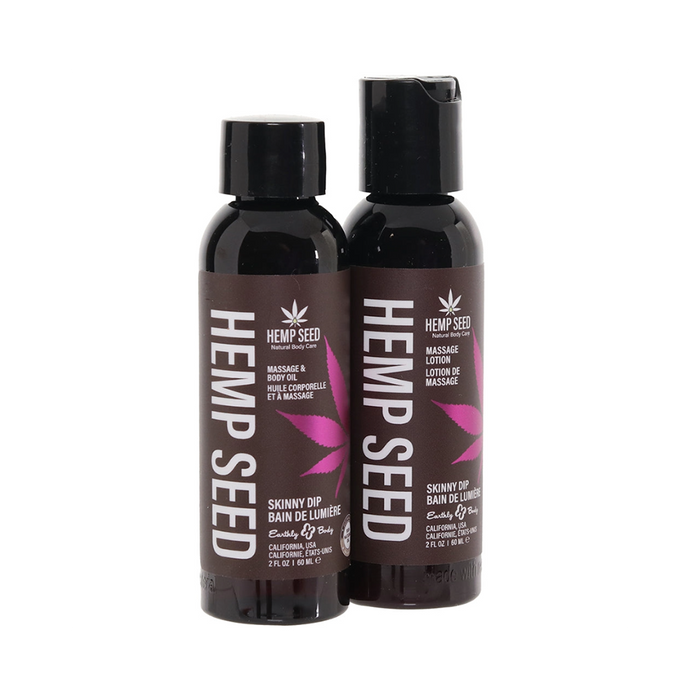 Hemp Seed Tranquility Massage Trio Gift Set - Skinny Dip