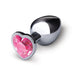 Jewel Heart Metal Butt Plug Training Set
