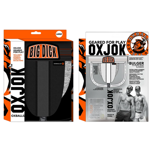 BULGER, the big pouch jock, BLACK IRON, SMALL