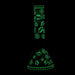 14" Honey Bee Glow-in-the-Dark Glass Beaker Bong – 7mm Thick  [A25] | Jupiter Grass