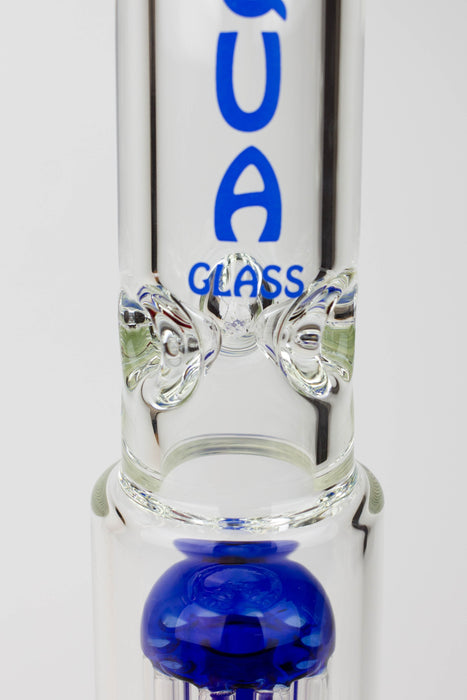 18.5" AQUA Glass Dual Tree arm / 7mm /glass water bong | Jupiter Grass