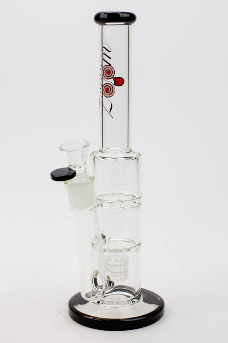 12" ZOOM Tornado and showerhead glass bong [B6] | Jupiter Grass