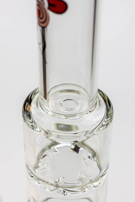 12" ZOOM Tornado and showerhead glass bong [B6] | Jupiter Grass