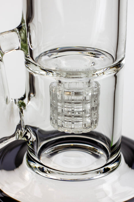 12" ZOOM Tornado and showerhead glass bong [B6] | Jupiter Grass