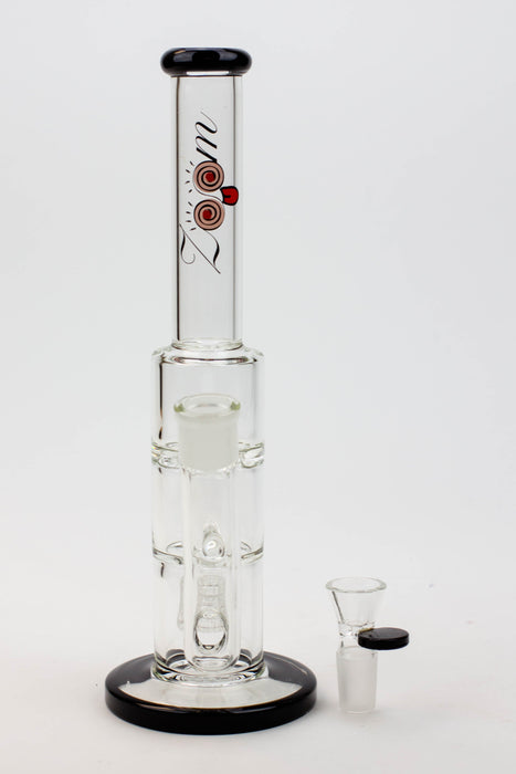 12" ZOOM Tornado and showerhead glass bong [B6] | Jupiter Grass