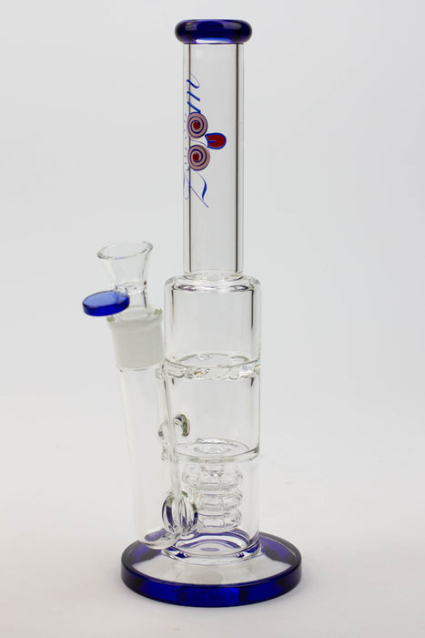 12" ZOOM Tornado and showerhead glass bong [B6] | Jupiter Grass