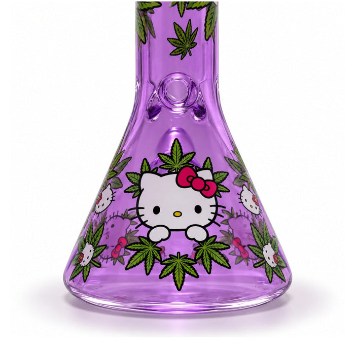 14" Character & Leaf Pattern Beaker
