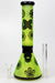 10" Sandblasted color glass water bong | Jupiter Grass