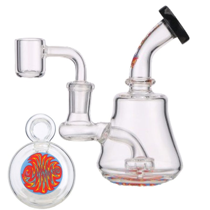Xtreme | 5" Oil Rig with quartz banger [BT4409] | Jupiter Grass