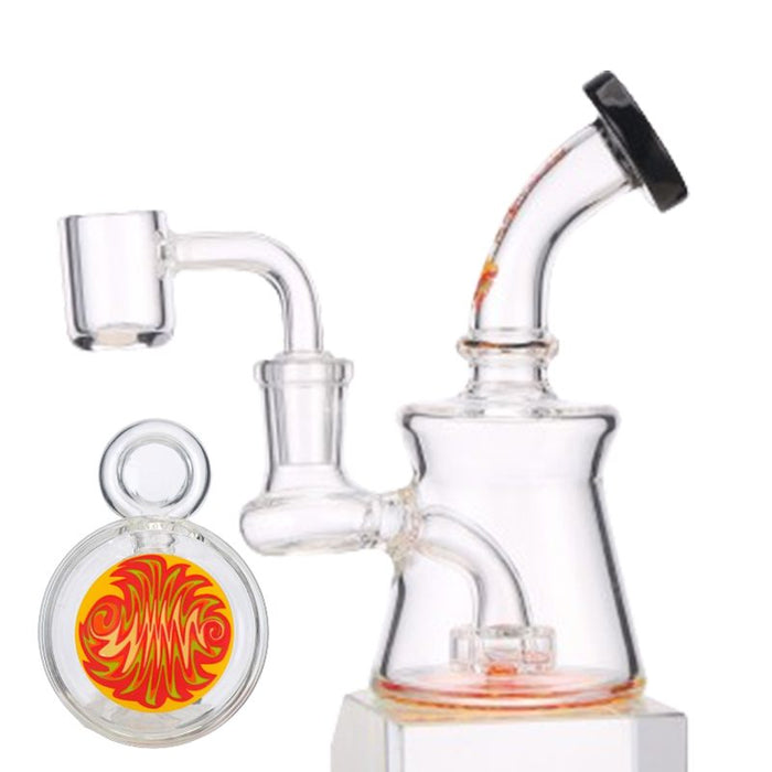 Xtreme | 5" Oil Rig with quartz banger [BT4409] | Jupiter Grass