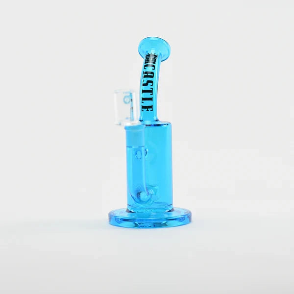 Castle Glassworks | 8.5" Barrel Dab Rig 7mm Thick Electroplated Glass (14mm Female)