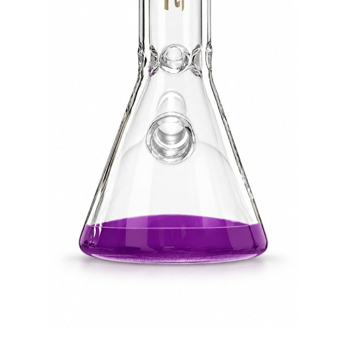 Fortune | 10" Color Accent Beaker Glass Water Pipe 5mm