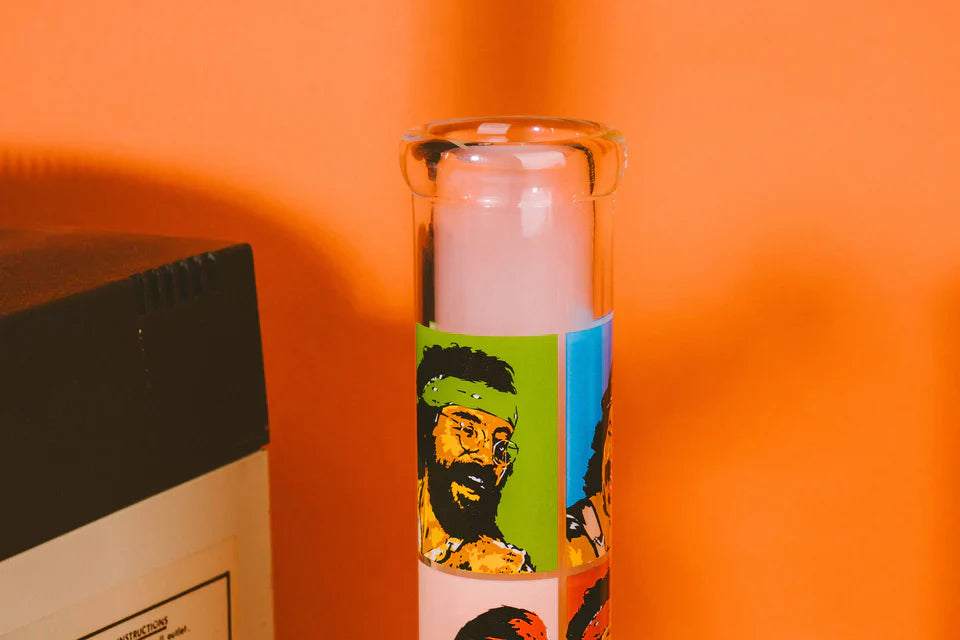 Cheech & Chong® Glass | 10" Pop Art Beaker Base Water Pipe [CC155] | Jupiter Grass