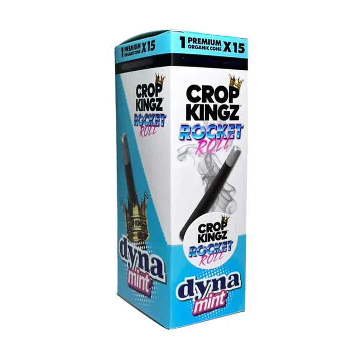 Crop Kingz | Rocket Rolls – Pre-Rolled Hemp Cones with Edible Candy Tip (15 Packs / Box) | Jupiter Grass