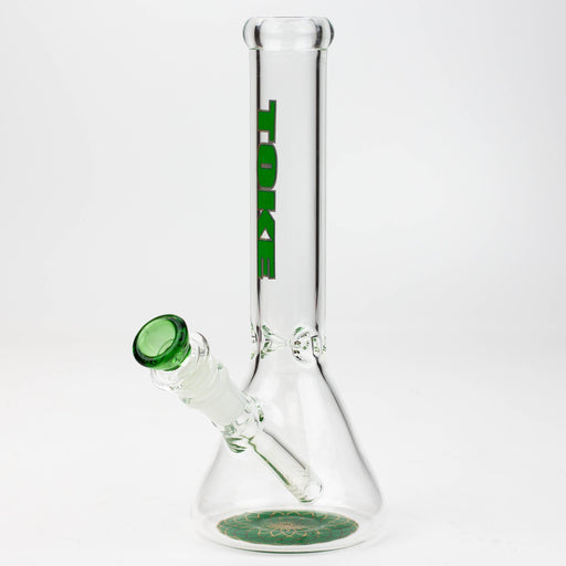 9.5" TOKE beaker glass water bong | Jupiter Grass